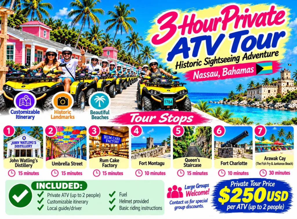 3-Hour Private ATV Tour – Per ATV – (Up to 2)